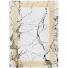 Dywan ARLEN MARBLE4 spalva balta glamour styl glamour 80x150 Hakano
