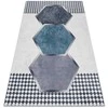 Dywan ARLEN RHOMBUS spalva balta styl aztecki 80x150 Hakano