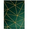 Dywan ESTEMA GEOMETRIC spalva butelkowa žalia 80x150 Hakano