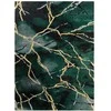 Dywan ESTEMA MARBLE spalva butelkowa žalia 120x170 Hakano