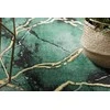 Dywan ESTEMA MARBLE spalva butelkowa žalia 140x190 Hakano