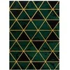 Dywan ESTEMA MARBLETRIANGLES sidabro buteliuko stiklas 120x170 Hakano