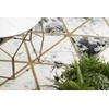 Dywan ESTEMA MARBLETRIANGLES spalva juoda 140x190 Hakano