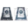 Dywan IONA FRAME 3 spalva pilka 80x150 Hakano