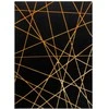 Dywan MOSSE ARTDECO spalva juoda 140x190 Hakano
