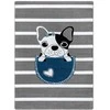 Dywan TINIES DOG spalva pilka 140x190 Hakano