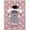 TINIES DOLLY spalva kilimas, rausva, 140x190, Hakano