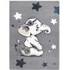 Dywan TINIES ELEPHANT spalva pilka 140x190 Hakano