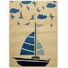 TINIES SAIL spalvos kilimas, garstyčių spalvos, 140x190, Hakano