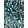 Dywan WELLI GEOMETRIC 3 spalva jūros spalvos 160x220 Hakano