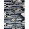 Dywan WELLI GEOMETRIC spalva tamsiai mėlyna 160x220 Hakano