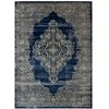 Dywan WELLI ORNAMENT 3 spalva tamsiai mėlyna 160x220 Hakano