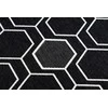 Dywan WINK HEXAGON spalva juoda 160x230 Hakano