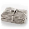 MIC blanket, cappuccino colour, smooth, classic style, microfibre, 200 x 220 cm