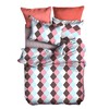 DecoKing Patalynės komplektas Basic Geo AmeliaHome 155 × 220 cm + 1 × 80 × 80 cm