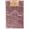 RESTILO mata vonios shiny chenille BATI spalva rožinis styl skandynawski 50x80+40x50