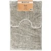 RESTILO mata vonios shiny chenille BATI spalva smėlio spalva styl skandynawski 50x80+40x50
