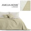 Lovatiesė DecoKing Axel, 200x220 cm, spalva: smėlio / balta