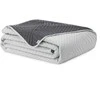 RESTILO SOFTA bedspread, steel pilkas, plain, classic style, microfiber, 170 x 210 cm