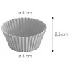 Silikoninės kepimo formos Tescoma 5cm