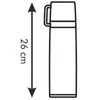 Nerūdijančio plieno termosas su puodeliu TESCOMA CONSTANT, 0,5 l