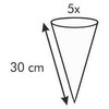 Konditerinis maišelis Tescoma 30cm/5 antgaliai Delicia