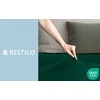 RESTILO AMBER jersey sheet, bottle žalias, classic style, 100–120 x 200 cm