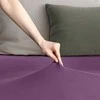 Prześcieradło AMBER spalva violetinė styl klasyczny materiał jersey 120-140x200 DecoKing