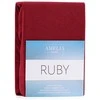 Paklodė su guma 220–240x220 cm bordo spalvos