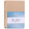 Paklodė su guma frotinė smėlio spalvos Amelia Home Ruby