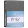 Paklodė su guma frotinė pilka Amelia Home Ruby