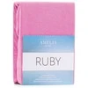 Frotinė paklodė su guma rožinės spalvos Amelia Home Ruby