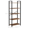 Songmics KNYGŲ LENTYNA/RUSTICBROWN+Juodas/66X30X153