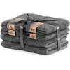Rankšluostis Rankšluosčių rinkinys 2 vnt. 70x140 ir 4 vnt. 50x100 pilki