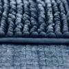 RESTILO mata vonios shiny chenille BATI spalva tamsiai mėlyna styl skandynawski 60x90