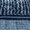 RESTILO mata vonios shiny chenille BATI spalva tamsiai mėlyna styl skandynawski 70x120