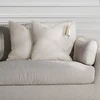 Dekoratyvinis pagalvės užvalkalas 45×45 cm smėlio spalvos Restilo