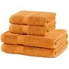 Rankšluostis Rankšluosčių rinkinys 2 vnt. 70x140 ir 2 vnt. 50x100 oranžiniai