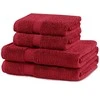 Rankšluostis Rankšluosčių rinkinys 2 vnt. 70x140 ir 2 vnt. 50x100 bordo spalvos