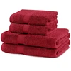 Rankšluostis Rankšluosčių rinkinys 2 vnt. 70x140 ir 2 vnt. 50x100 bordo spalvos