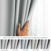 RESTILO zasłona BLACKOUT spalva jasny pilka gładki szarfa upinająca styl klasyczny przelotki Sidabrinė materiał blackout 140x245