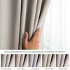 RESTILO zasłona BLACKOUT spalva jasny smėlio spalva szarfa upinająca styl klasyczny taśma materiał blackout 285x250