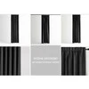 Užuolaida AH BLACKOUT PLEAT Juodas 140X175 1PC