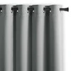 RESTILO blackout curtain, plain classic pilkas, classic style, fabric tieback, sidabrinis eyelets, heavyweight blackout fabric, 140 × 245 cm