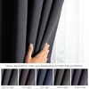 RESTILO BLACKOUT curtain, steel pilkas, plain, classic, tie-back, classic style, multifunctional tape, material: heavy blackout, 200 x 280 cm