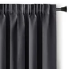RESTILO BLACKOUT curtain, steel pilkas, plain, classic, tie-back, classic style, multifunctional tape, material: heavy blackout, 200 x 280 cm