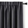 Naktinė užuolaida AmeliaHome BLACKOUT 140X245 cm, 1 vnt., juosta/kabliukai, spalva: grafito