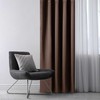 RESTILO zasłona BLACKOUT spalva ruda szarfa upinająca styl klasyczny przelotki Sidabrinė materiał blackout 140x175