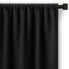 Juoda užuolaida su kilpomis Restilo Carli 200 × 250 cm