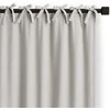 Užuolaida su kilpelėmis 140×250 cm sidabro spalvos